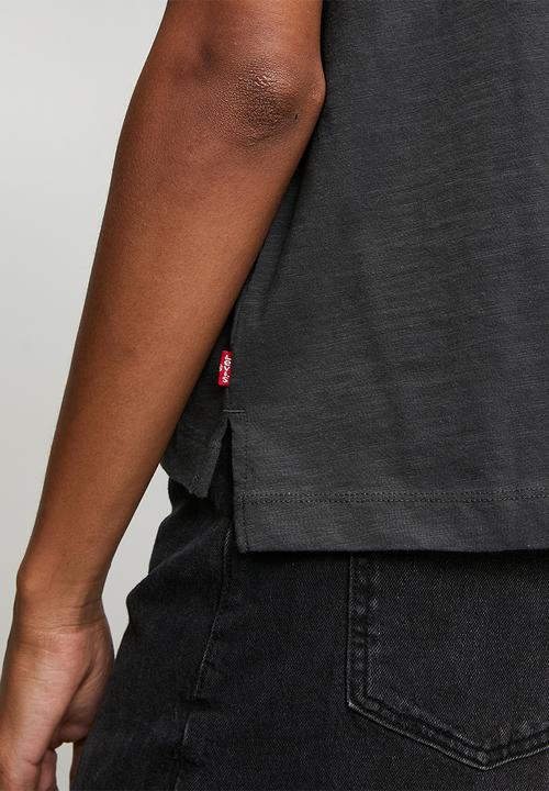 Levi’s® - Gr boxy tank - fresh in season grid pirate black