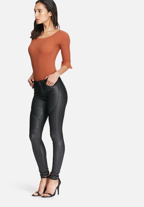dailyfriday - Bell sleeve ribbed bodysuit