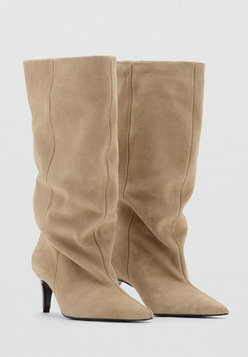 MANGO - Ulises ankleboot mid calf - light/pastel brown