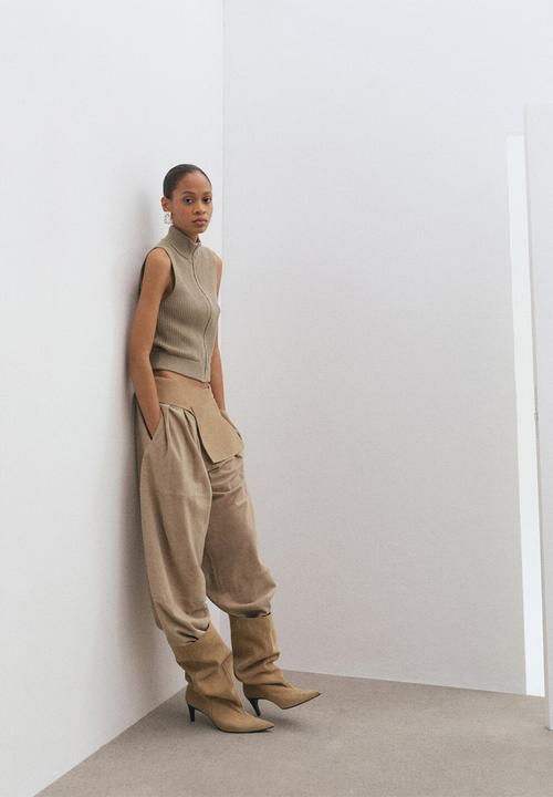 MANGO - Ulises ankleboot mid calf - light/pastel brown