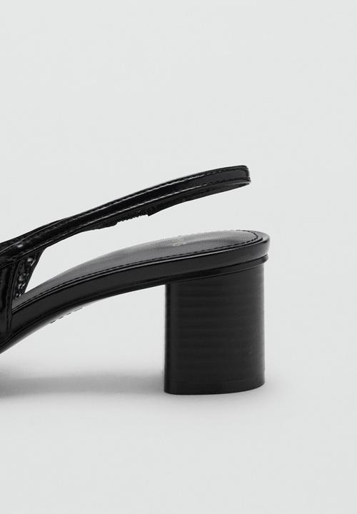 MANGO - Juice closed toe slingback - black