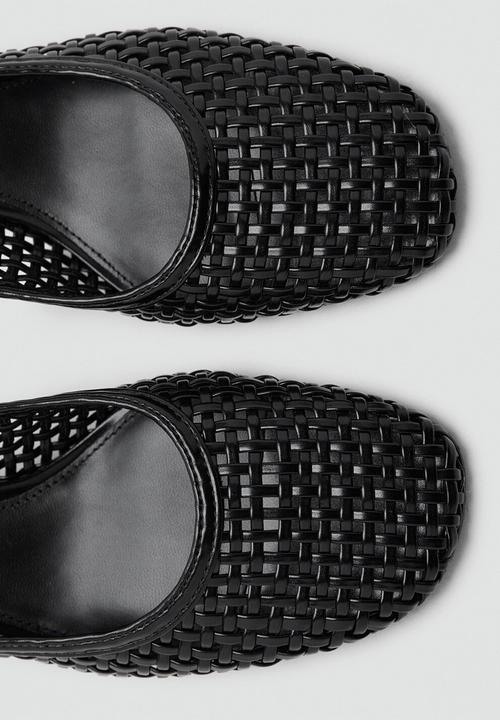 MANGO - Juice closed toe slingback - black