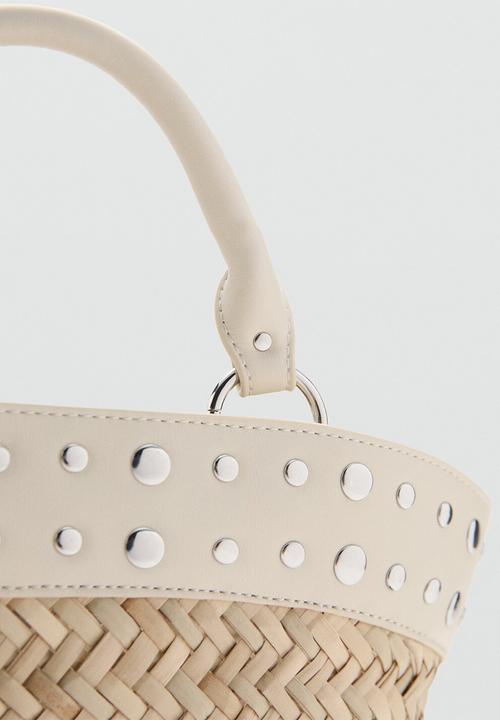 MANGO - Baster Handbag - Natural