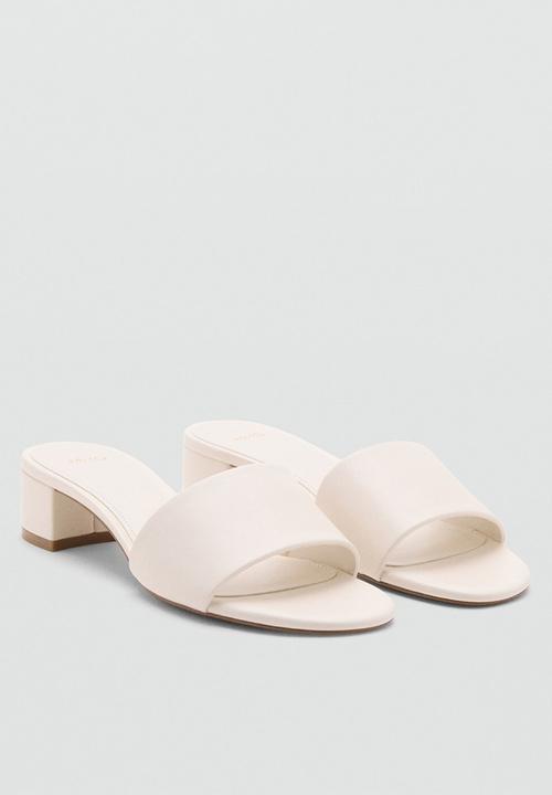 MANGO - Luca open toe mule - light beige