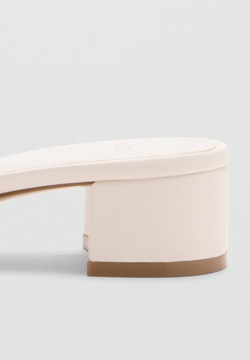 MANGO - Luca open toe mule - light beige