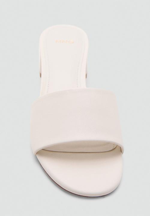 MANGO - Luca open toe mule - light beige
