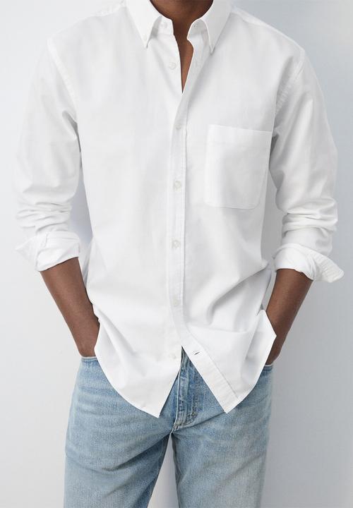 MANGO - Shirt Oxli - white
