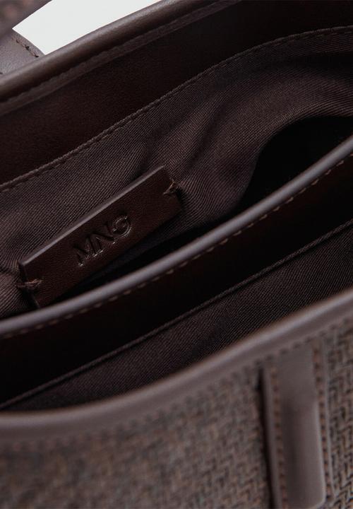 MANGO - Bilmacho bucket bag - Dark Brown
