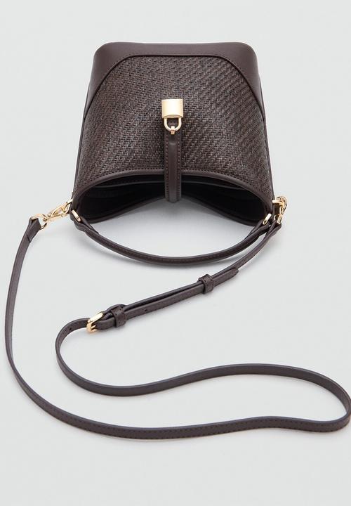 MANGO - Bilmacho bucket bag - Dark Brown