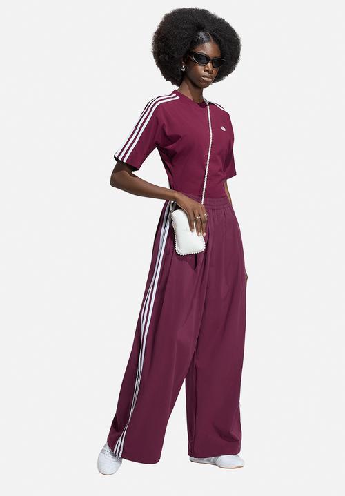 adidas Originals - Slim Short Sleeve Tee - Maroon