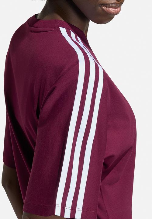 adidas Originals - Slim Short Sleeve Tee - Maroon