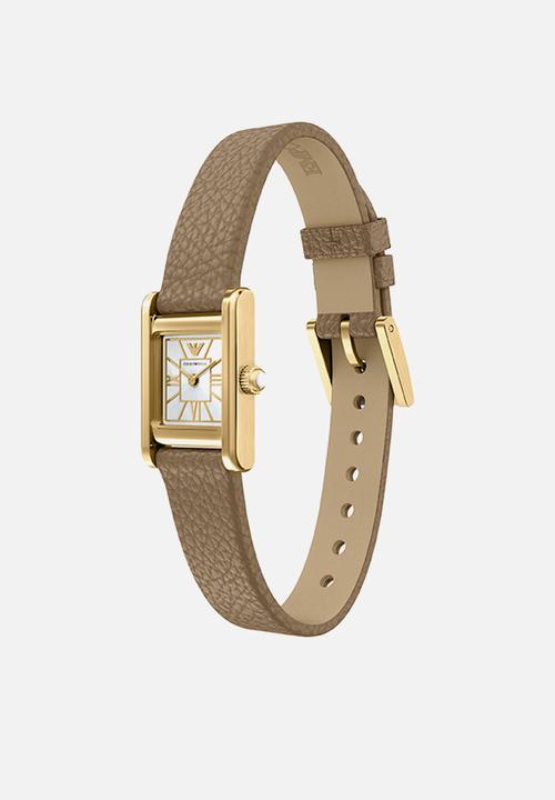 Armani - Pro-Planet Leather  Ar11765 Watch - Brown