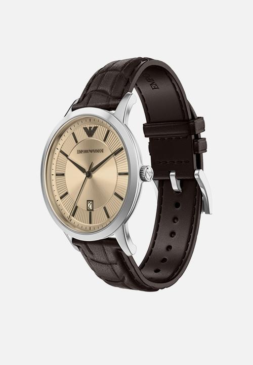 Armani - Pro-Planet Leather  Ar11783 Watch - Brown