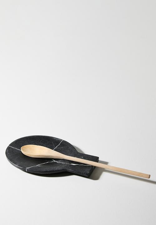 Sixth Floor - Marble Spoon Rest Black