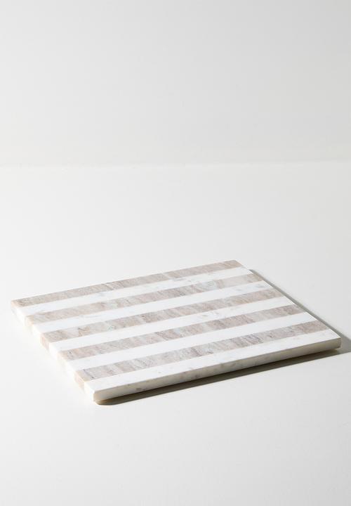 Sixth Floor - Lineo Serving Board - Grey & White