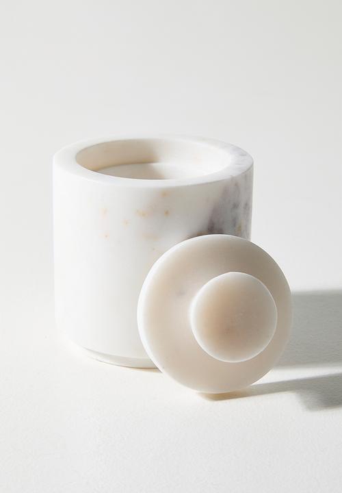 Sixth Floor - Salt & Pepper Marble Pinch Pots - Black & White