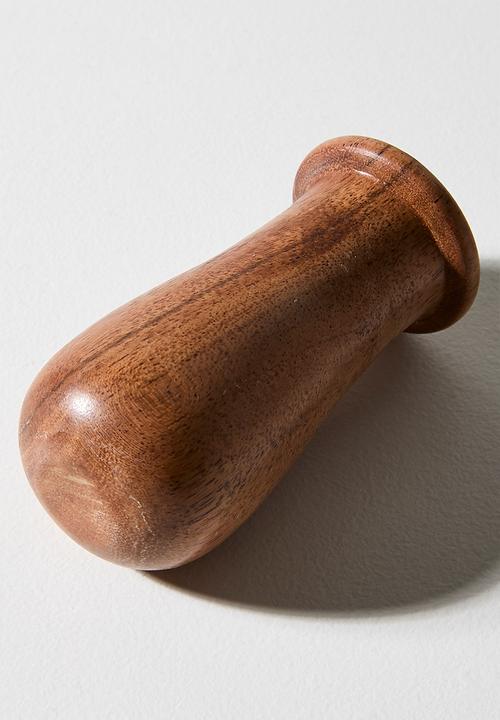Sixth Floor - Marble & Wood Pestle & Mortar - Natural