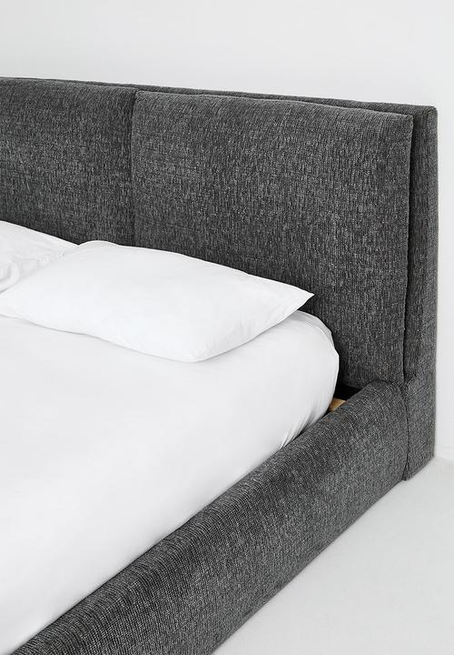 Sixth Floor - Capri upholstered bed - charcoal