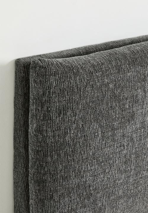 Sixth Floor - Capri upholstered bed - charcoal