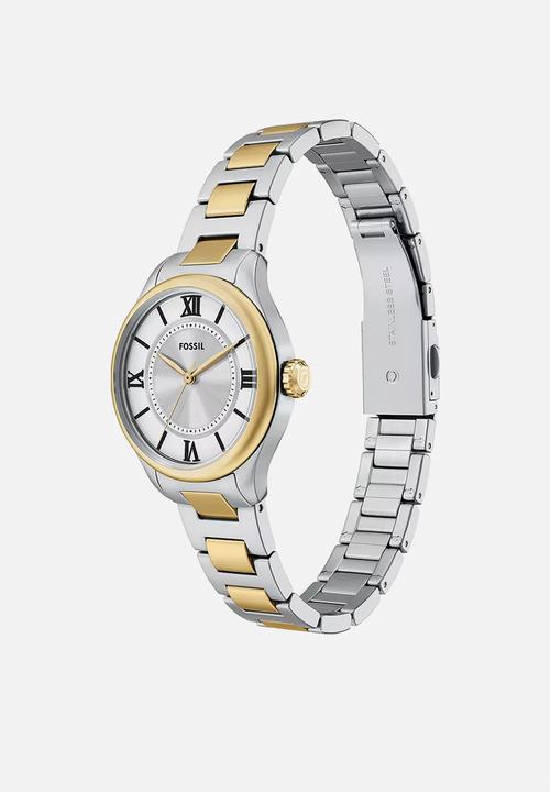 Fossil - Gilmore 2-Tone Steel  Es5422 Watch - Silver/Gold