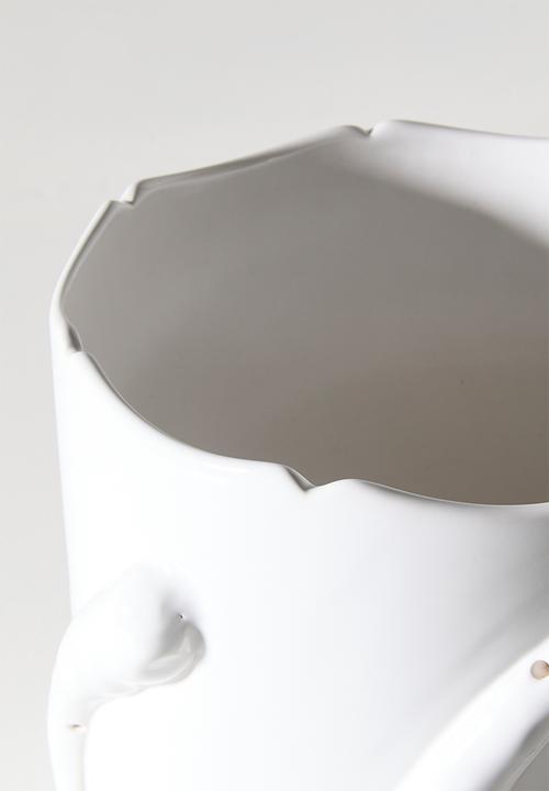 Urchin Art - Chilly Vase - White