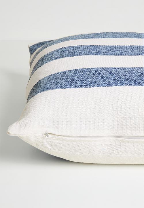 Haven & Earth  - Chenille Stripe Scatter Overcast Sky