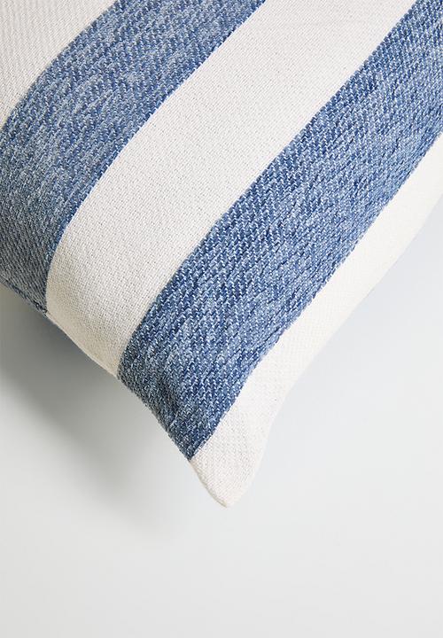 Haven & Earth  - Chenille Stripe Scatter Overcast Sky