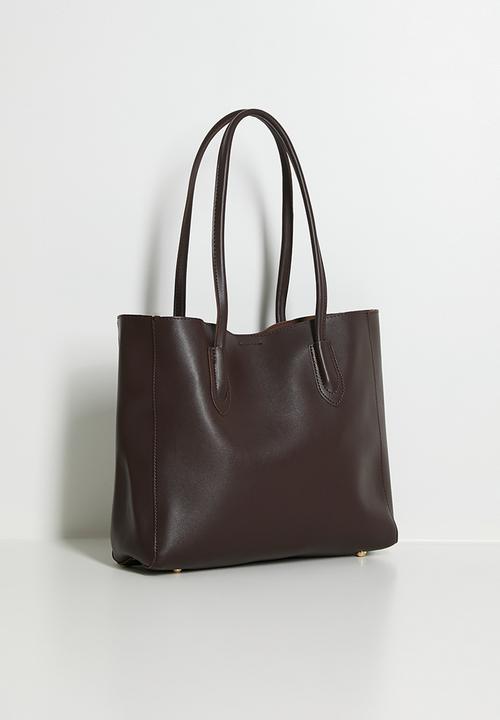 Tessa Design - Anouk Structured Shopper Bag - Brown