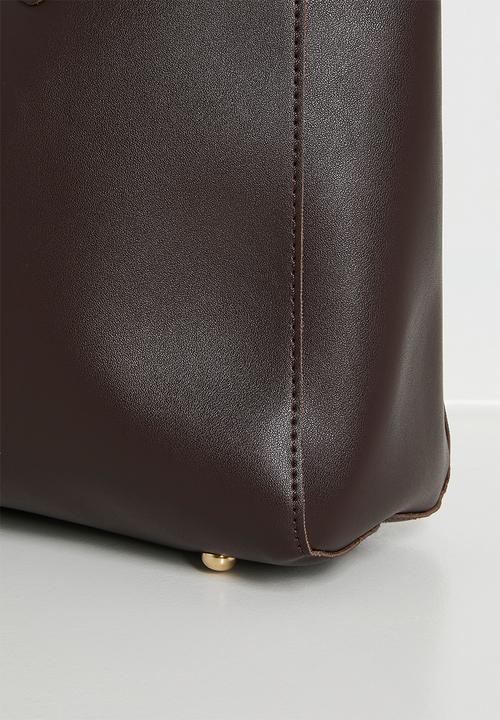 Tessa Design - Anouk Structured Shopper Bag - Brown