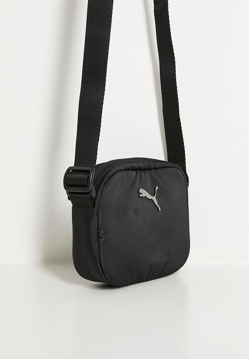 PUMA - Pop crossbody bag - puma black-puma script aop
