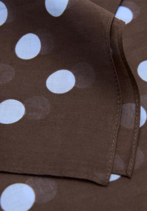 MANGO - Banda Kerchief - Dark Brown