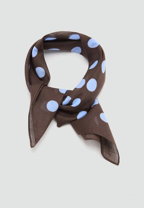 MANGO - Banda Kerchief - Dark Brown
