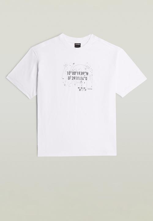 G-STAR - Coord Gr Relaxed R T - White