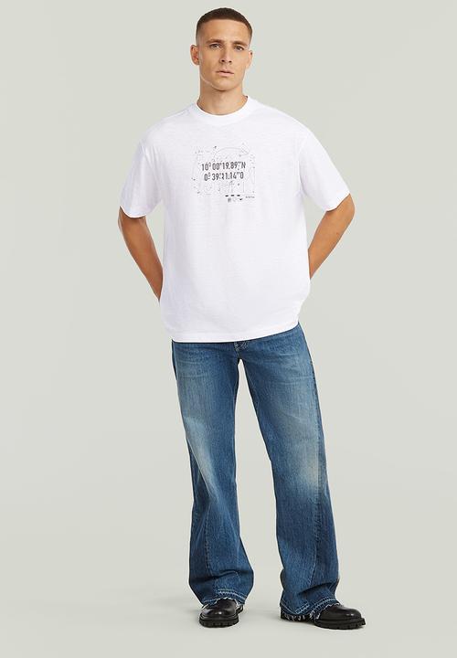 G-STAR - Coord Gr Relaxed R T - White