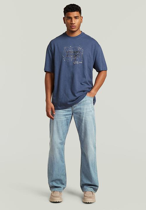 G-STAR - Coord Gr Relaxed R T - Rank Blue