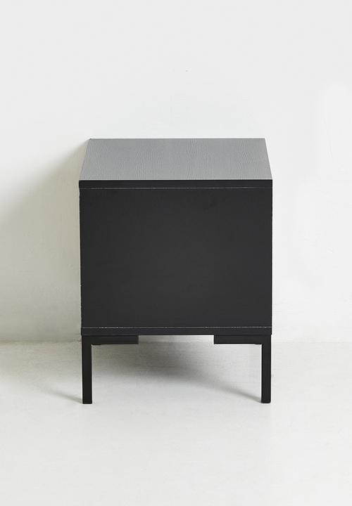 Sixth Floor - Titus Bedside Table - Black