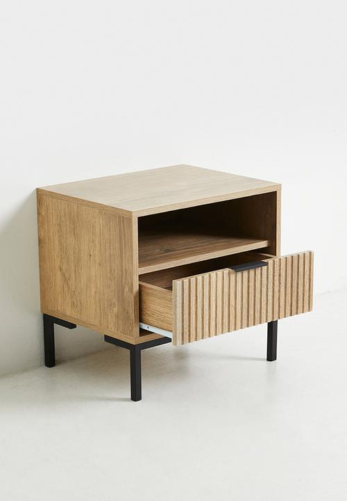 Sixth Floor - Carried Bedside Table- Natural