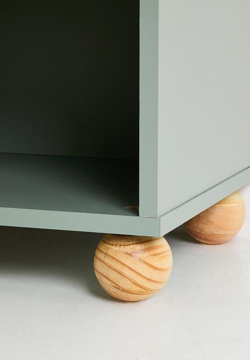 Sixth Floor - Kinder Cube Bedside Table - Mint