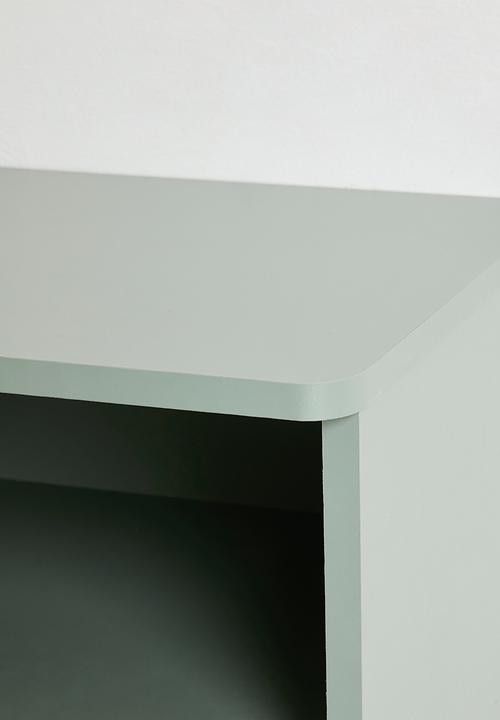 Sixth Floor - Kinder Cube Bedside Table - Mint