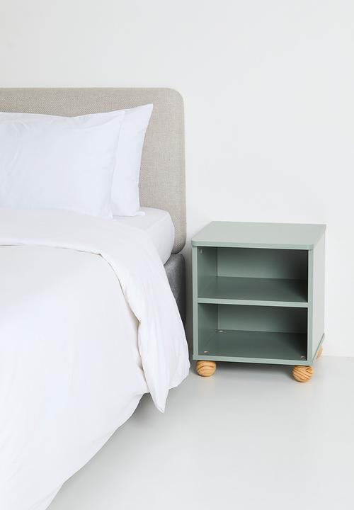 Sixth Floor - Kinder Cube Bedside Table - Mint