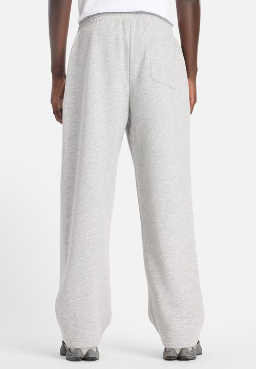 New Balance  - New Balance Open Hem Brushed Fleece Pant - Grey