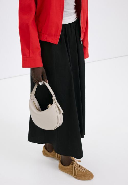 MANGO - Delia Handbag - Natural