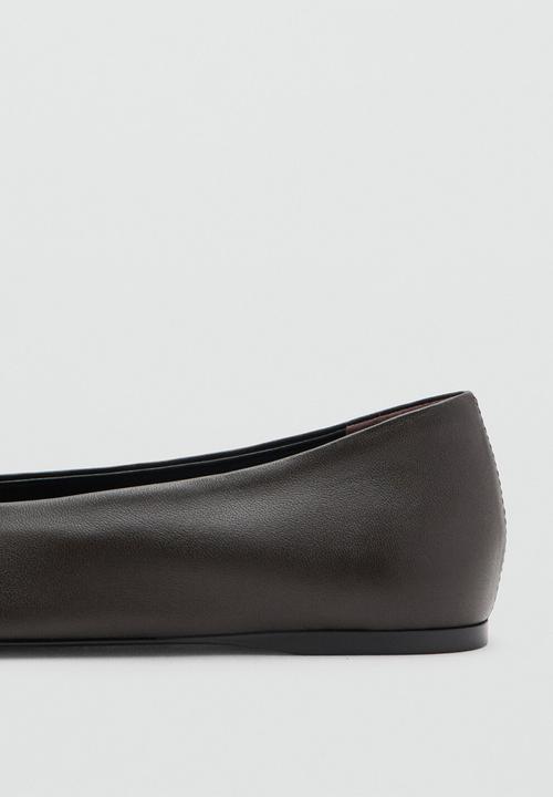 MANGO - Genta pump - dark brown
