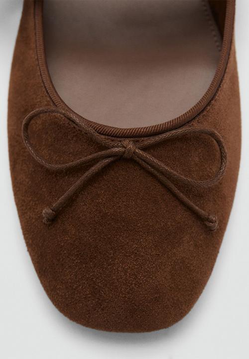 MANGO - Gift mary jane - dark brown