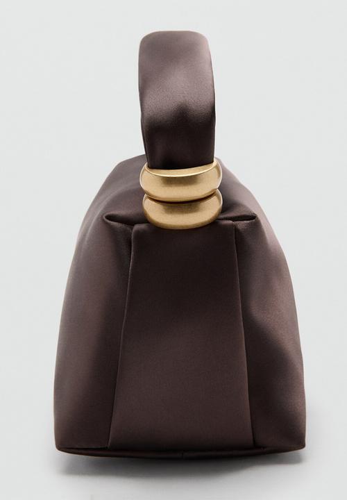 MANGO - Olimpa Handbag - Dark Brown