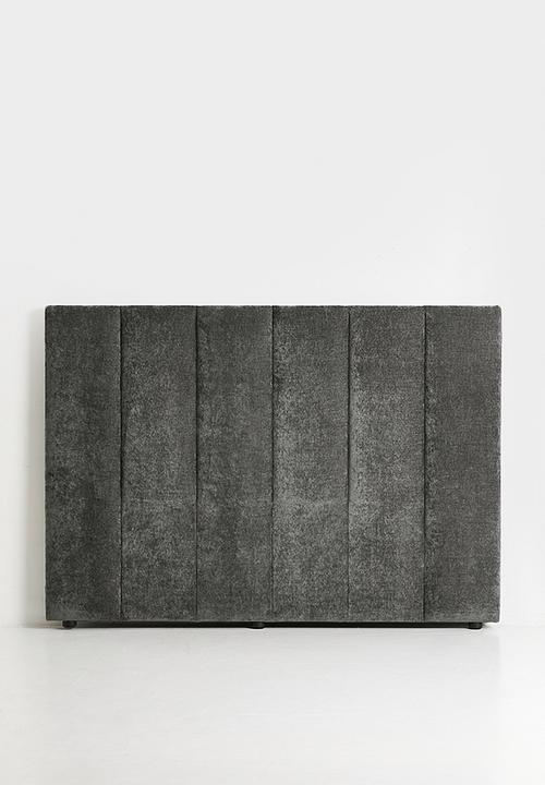 Sixth Floor - Fluted Headboard - Charcoal