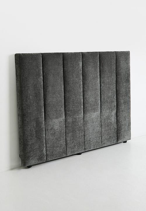 Sixth Floor - Fluted Headboard - Charcoal