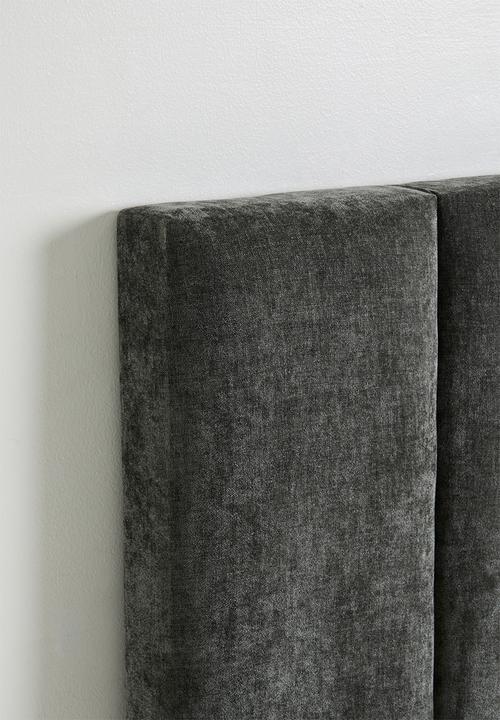 Sixth Floor - Fluted Headboard - Charcoal
