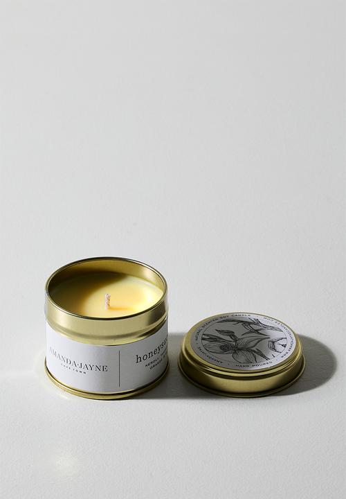 Amanda Jayne - Honeysuckle Gold Tin Candle