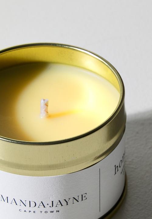 Amanda Jayne - Honeysuckle Gold Tin Candle